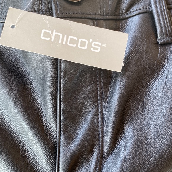 NWT Chicos Faux Leather Jean - Picture 10 of 13